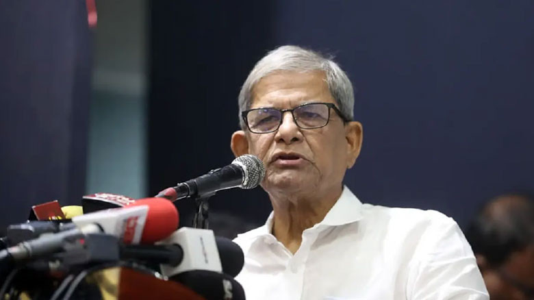 সরকার নিজেই সংকট তৈরি করেছে : মির্জা ফখরুল