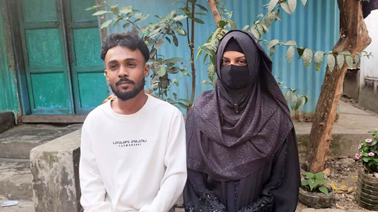 প্রেমের টানে দাগনভূঞায় শ্রীলঙ্কান তরুণী
